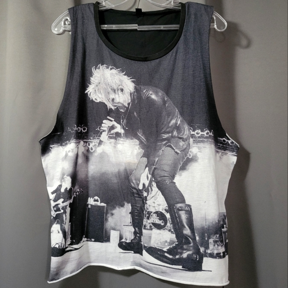 My Chemical Romance XL Black & White Tank Top